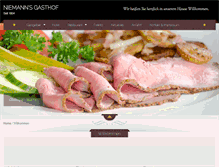 Tablet Screenshot of niemanns-gasthof.de